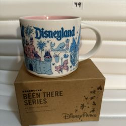 Disneyland Starbucks BEEN THERE Mug Happiest Place On Earth Castle Attractions