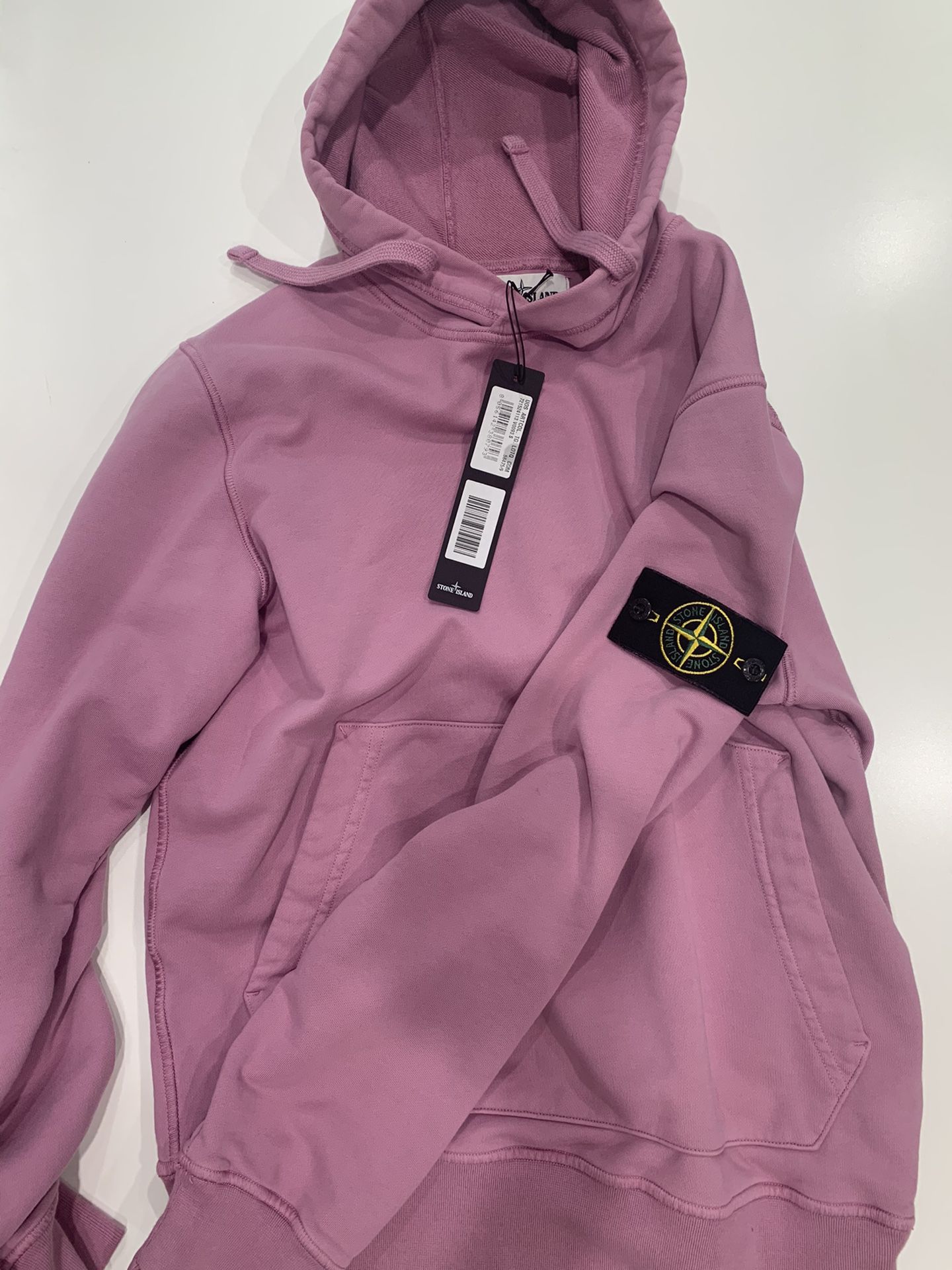 Stone island hoodie pink