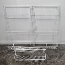 2 Closemaid 4 Tier Rectangular Door Mount Or Wall Mount 