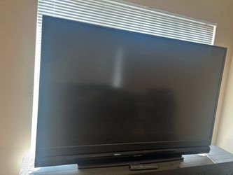 Large Mitsubishi 1080p HD DLP Rear-Projection TV 65 inch