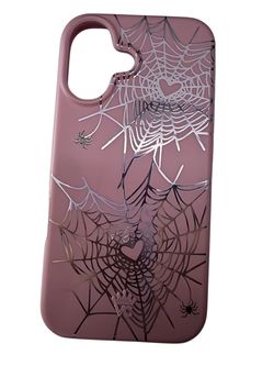 Pink velvet caviar Spiderweb iPhone16 Phone Case