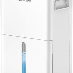 1500 Sq.ft Dehumidifier for Basement, PlUSCENT 21 Pints Quiet Dehumidifiers for Home, Large Room, Bedroom with Drain Hose, Smart Humidity Control & Mo