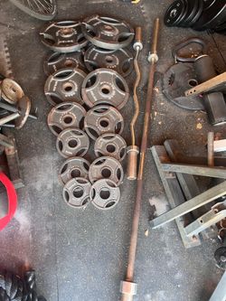 Olympic weights and barbells