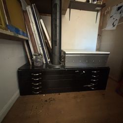 Large Flat File 44 X56  5 Cabinet