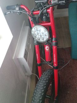 Red Fat Tire Bike