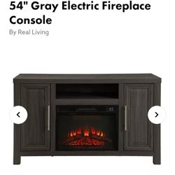 TV Stand With Electric Fireplace 