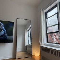 IKEA HOVET Mirror, black