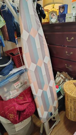 Ironing Board with Geometric Cover