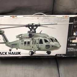 HELI MAX BLACK HAWK RTF BRUSHLESS HELICOPTER for Sale in Fontana