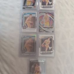 7 Card Dalton Knecht Rc Lot.