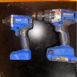Kobalt drill And Impact Set 