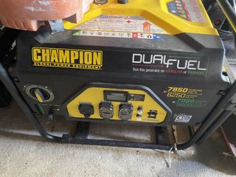 Champion Dualfuel Generator