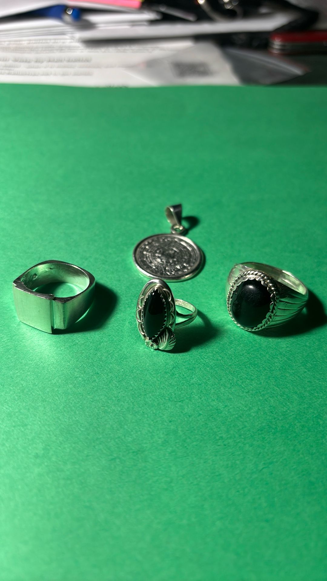 123) Sterling Silver Jewelry. 4 pcs.