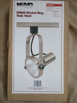 Nuvo TH301 PAR30 Gimbal Ring Track Head
