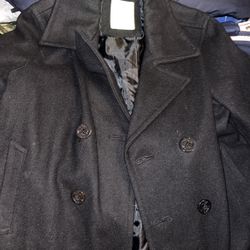 Black Pea coat
