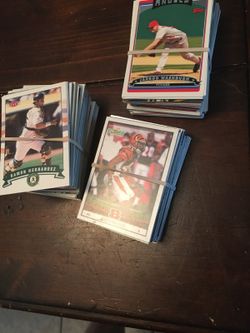 Baseball and football cards