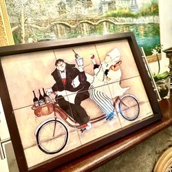 Antique French Style Kitchen Tray Dinner Tray 