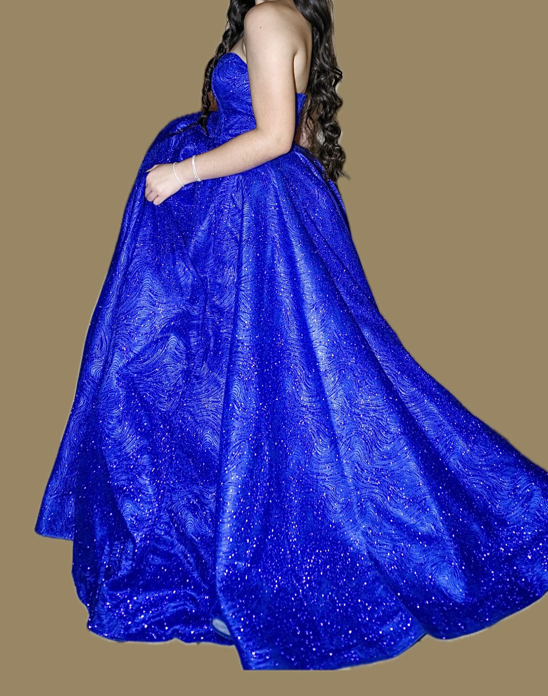 Women’s Camille LA VIE Royal Blue Long Dress Size 2