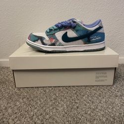 Futura Laboratories x Nike Dunk Low SB ‘Bleached Aqua’