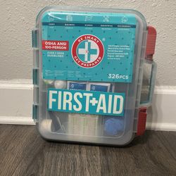 Brand New Be Smart First Aid Kit – 326 Pieces (OSHA/ANSI)