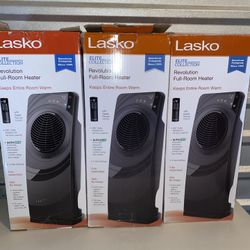 Lasko Revolution II Full Room Heater with Remote Control NEW 