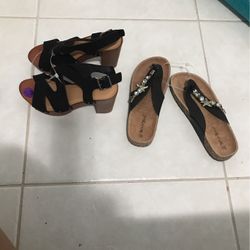 Size 6 1/2 Shoes Brand New Sandals. Great For The Holiday Season. $10 Each
