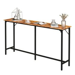 Brown 71 Inch Console Table