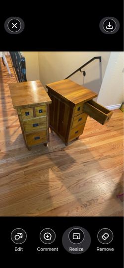 Vintage Solid Wood Sewing Cabinets / Storage Drawers – Multiple Pieces – $225 OBO