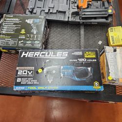 Hercules 20v Cordless 1/2" Variable Speed Right Angle Drill HCB96B NEW 