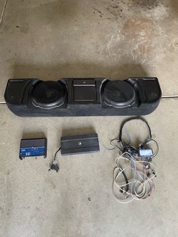 MUST GO TODAY — Truck Subwoofer System: JL Audio Amp, Helix DSP Amp, PAC Ford Interface (Barely Used)