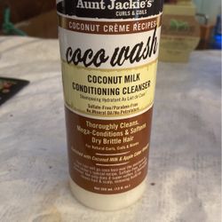 Aunt Jackie's CoCo Wash Coconut Milk Conditioning Cleanser 12 oz