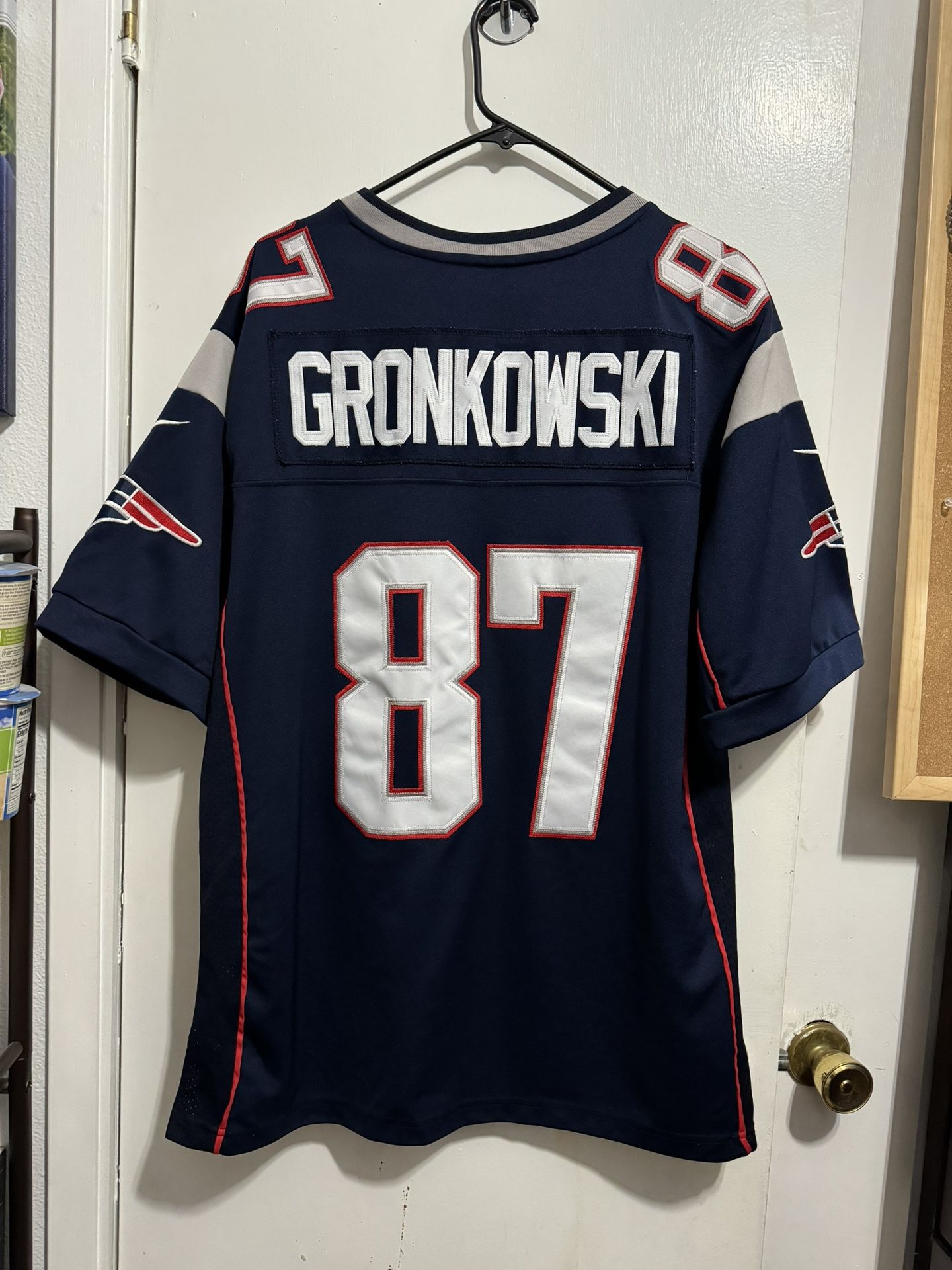 Nike Authentic On Field  Rob Gronkowski Patriots Jersey Sz L