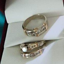 Diamond Wedding Ring Set