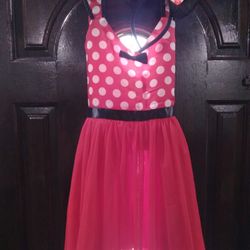 Minnie Mouse Dress Costume Size 4-6 