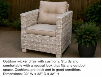 Patio furniture wicker modern