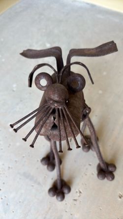 Rusty the Dog - Iron Art
