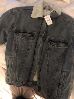 Women’s Oversized Sherpa Denim Jacket