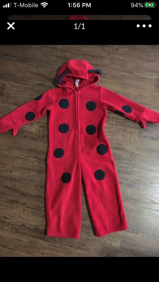 Old navy Ladybug costume 4t