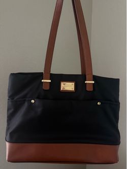 Tote Calvin Klein colors black and brown pre owned