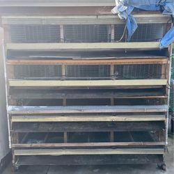 Heavy Duty Animal/Quail Cage 4-Layer Ideal for Adult Butter Quails