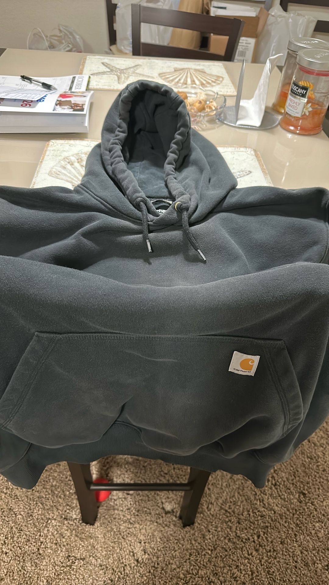 Carhartt  Hoodie Dk Green  Sz 2XL LIKE NEW
