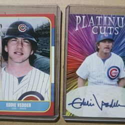 Super Nice Pair of Eddie Vedder Cards