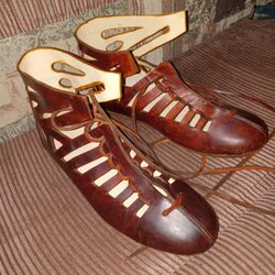 Ancient Roman Army Calcei Leather Boots Sz 12