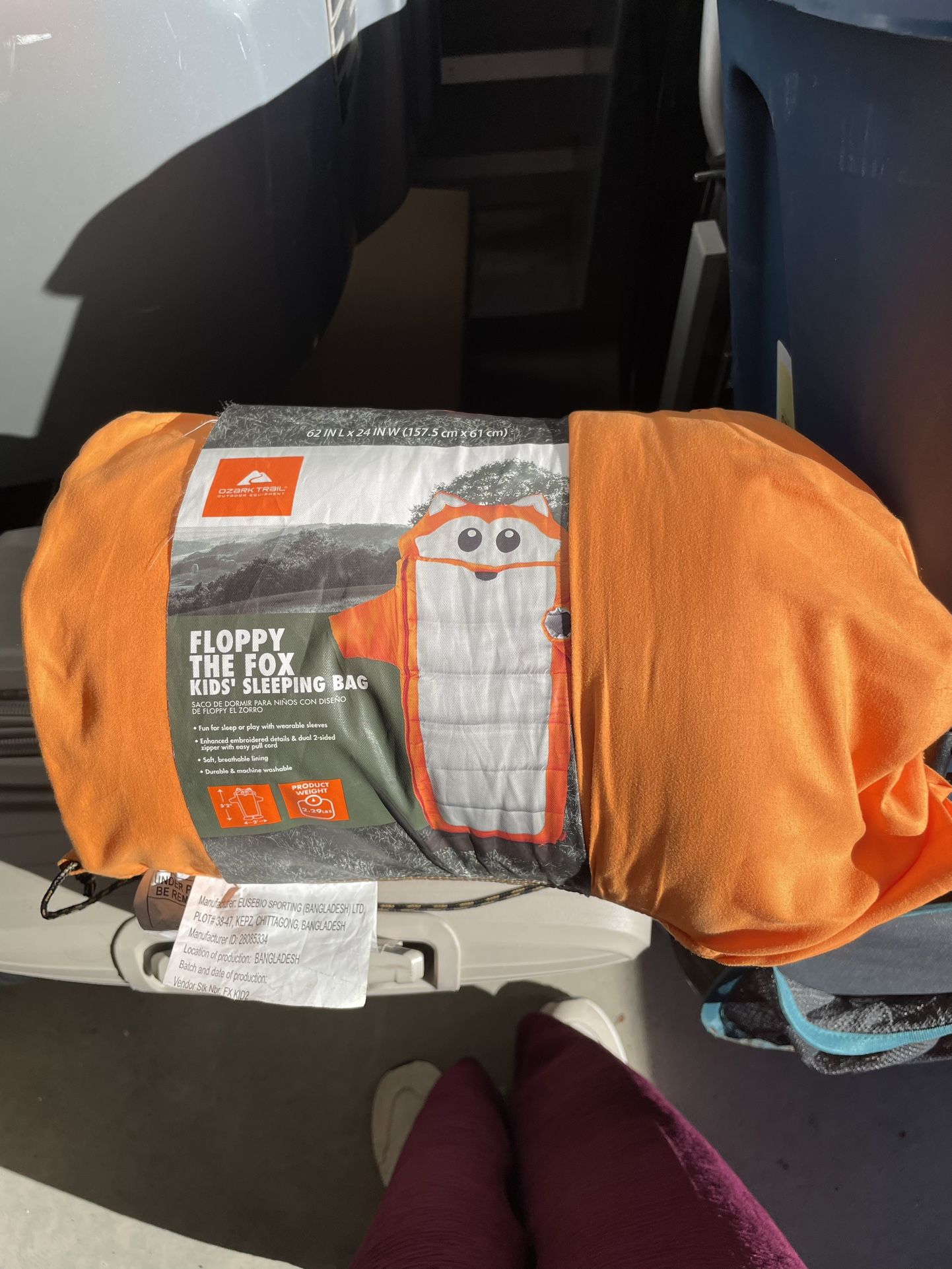 Kid’s Fox Sleeping Bag