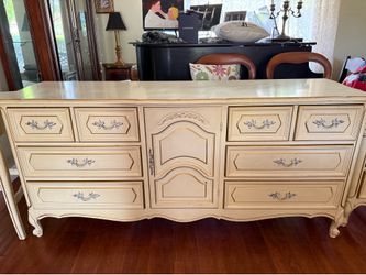 Henry Link Vintage Cream French Provincial Dresser