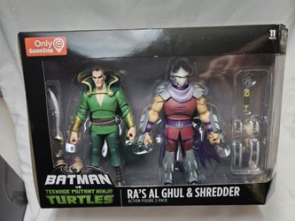 DC TMNT Ra's Al Ghul & Shredder Action Figures 2-Pack