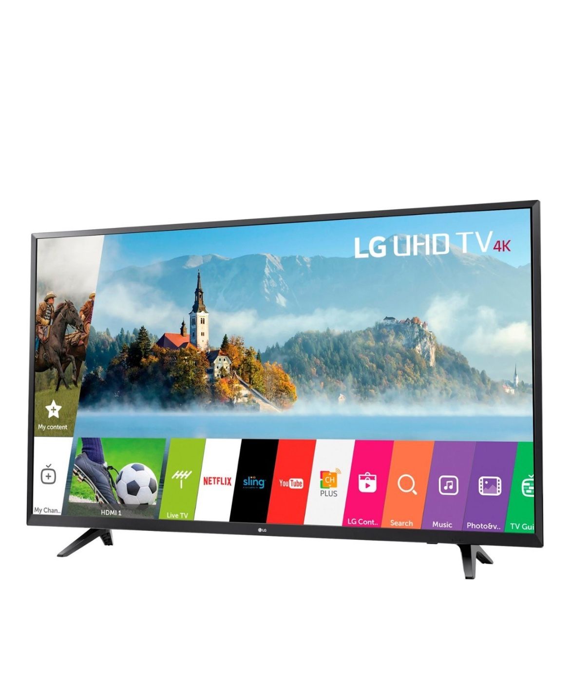 LG 4K UHD LED Smart TV with HDR 43” with Chromecast