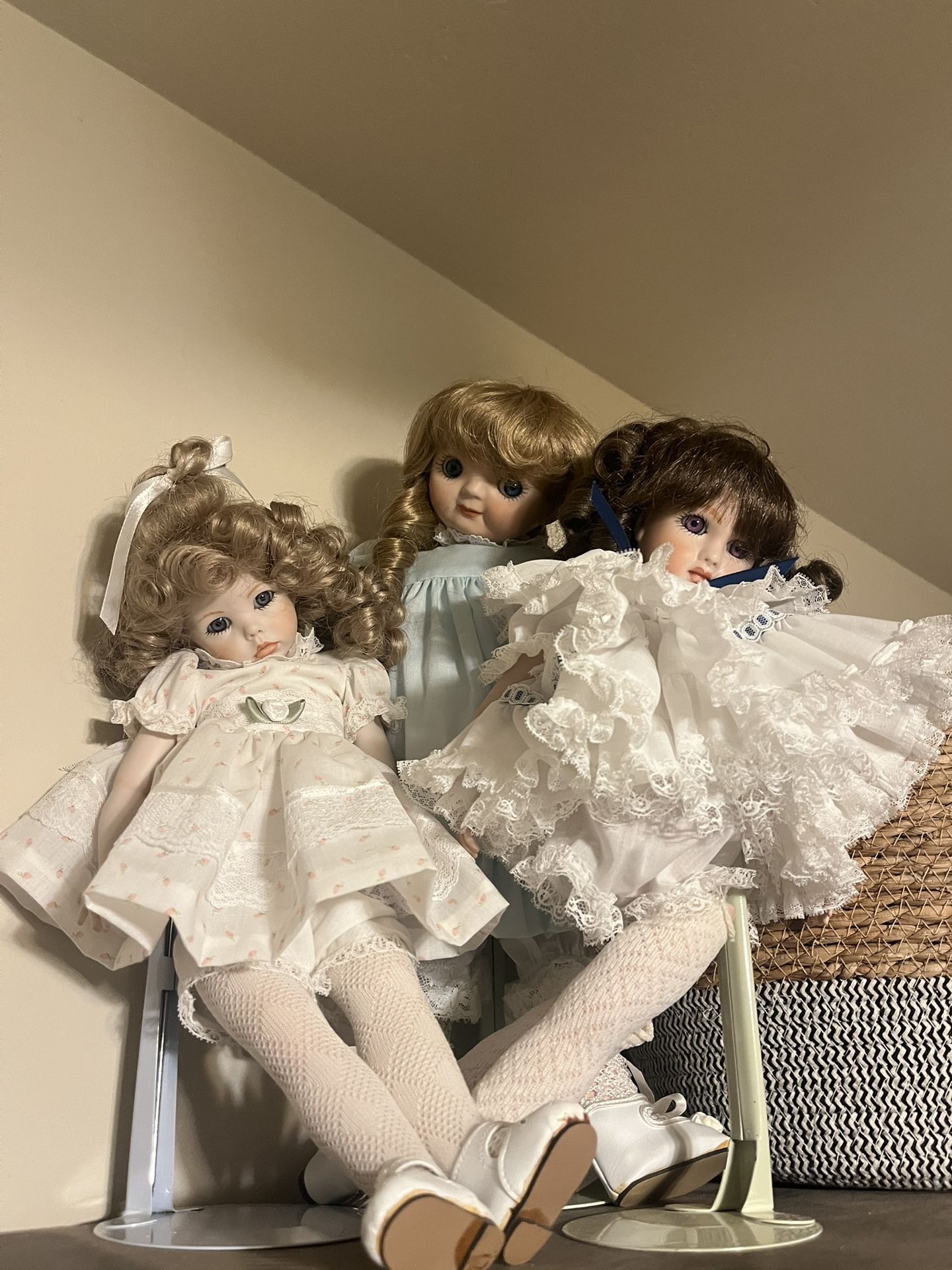 Vintage Collectible Porcelain Dolls