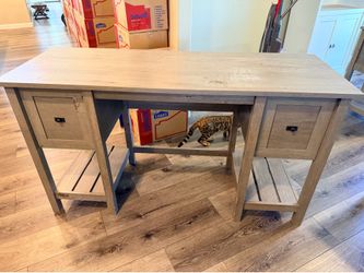 Office or school desk - rustic grey.