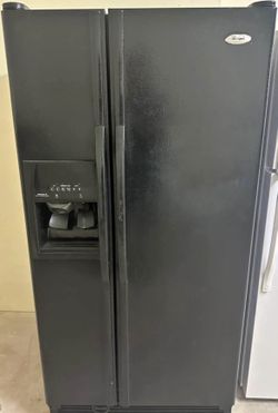 Black Side by Side Fridge